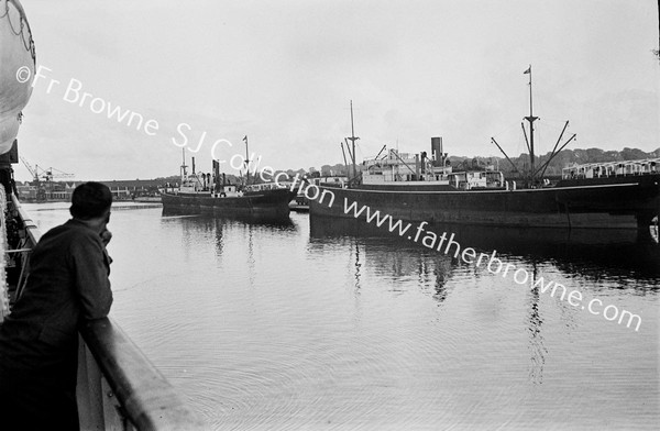 RIVER LEE HAULBOWLINE FROM DEEP WATER LINERS FOR BREAKING UP